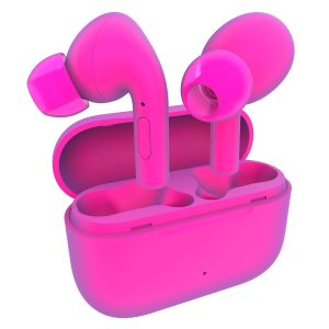 Coby CoolBuds CPETW618PK TWS PINK 5.0 MIC Charging-Case