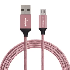 Chargeworx CHA-CX4855RG  6 FT MICRO CABLE  Rose-Go CLEAR BOX PACKAGE