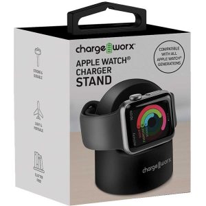 Chargeworx CHA-CX5212BK  APPLE WATCH STAND SILICONE ROUND