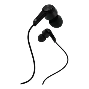 Coby CVE225BK EARBUDS METAL HOUSING MIC 1-TOUCH BLK