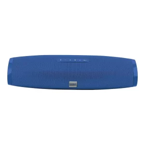 Coby CSTW464BLU BT SPKR LONG FLAT TUBE  PIPELINE FABRIC AUX FM