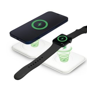 Chargeworx CHA-CX5325WH  WIRELESS CHARGER 2-IN-1 MAGNETIC FOR MANY DEVICES