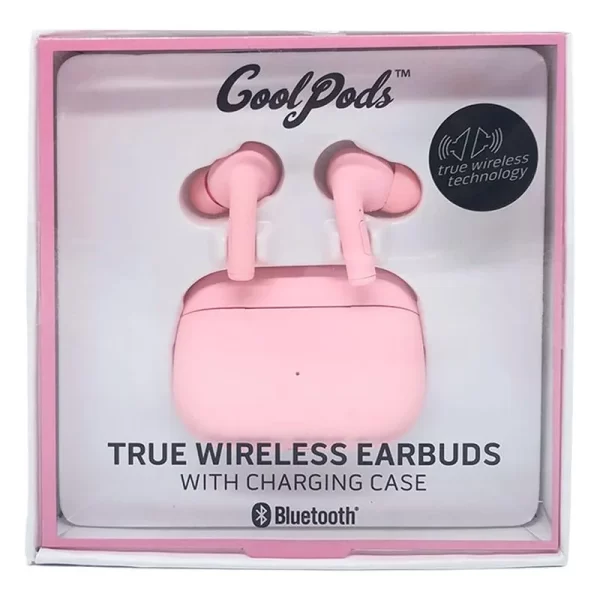 Coby CoolBuds CPETW617PK TWS PINK 5.0 MIC Charging-Case