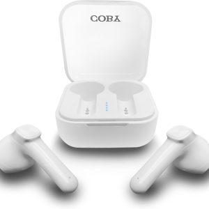Coby CETW527WH STEM TWS W CLEAR TOP CASE