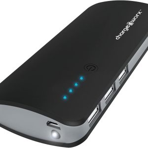 Chargeworx CHA-CX6540BK  POWERBANK 10000mah 3.1A 3 USB PORTS FLASHLIGH LED