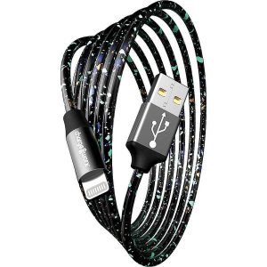 Chargeworx CHA-CX1340BK  6-FT LIGHTNING CABLE BLACK