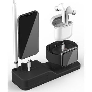 Chargeworx CHA-CX5206BK  3-IN-1 CHARGING STATION  SILICONE