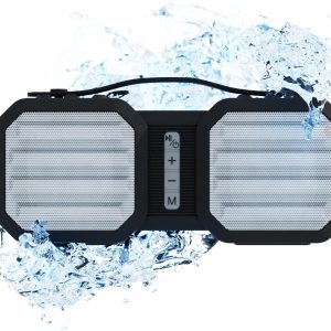 Coby CSTW432NVY BLUETOOTH SPEAKER IPX5 RUBBERIZED SOFT HANDLE