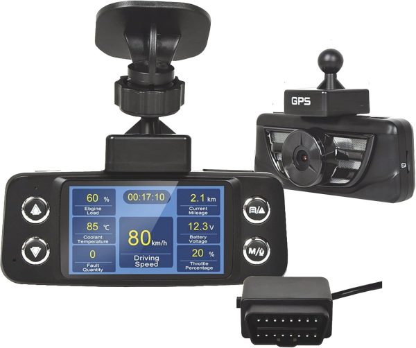 Coby DC8000 CAR DASH CAM OBD DETECTN GPS LOGGER