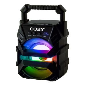 Coby CSTW530BK MINI PA PARTY SPEAKER PLASTIC GRILLE 7"H