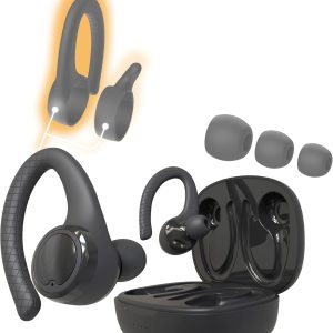 Coby CETW572BK SPORTS TWS W/ CHANGEABLE HOOK BLK