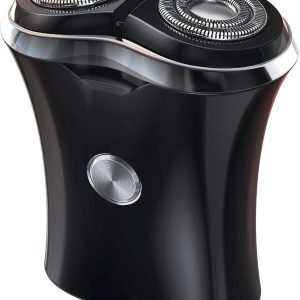 Perry Ellis PER-PM200BK TRAVEL SHAVER W/ DUAL ROTARY HEADS BLACK