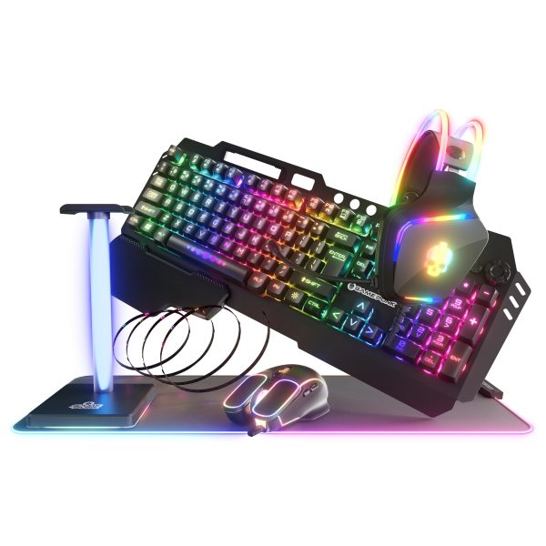 Game Punk GAM-GCMB300BK GAMING COMBO 6-IN-1