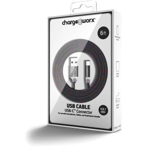 Chargeworx CHA-CX1060MC  6-FT USB-C Multi-Color