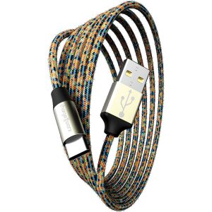 Chargeworx CHA-CX1231MC  10-FT USB-C CABLE MULTI-COLOR