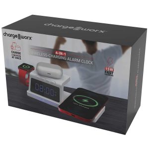 Chargeworx CHA-CX5278WH  4-IN-1 WIRELESS CHARGING DESK LAMP