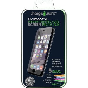 Chargeworx CHA-CX6016  iphone 6plus glass screen protector crystal pkg
