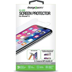 Chargeworx CHA-CX6060  IPHONE X SCREEN PROTECTOR BOX PACKAGING