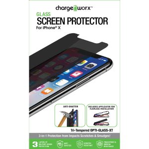 Chargeworx CHA-CX6061  IPHONE X PRIVACY SCREEN PROTECTOR BOX PACKAGING
