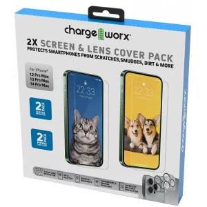 Chargeworx CHA-CX6096  GLASS SCREEN PROTECTOR IPHN 13/14 PRO MAX +