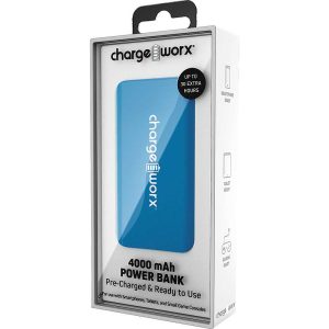Chargeworx CHA-CX6842BL  POWERBANK 4000MAH