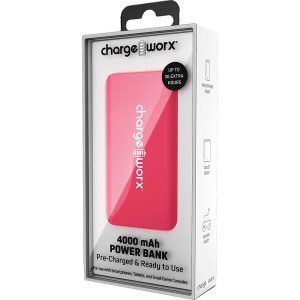 Chargeworx CHA-CX6842COR  4000 mah power bank