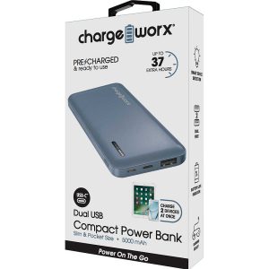 Chargeworx CHA-CX6863BST  5000 MAH POWER BANK
