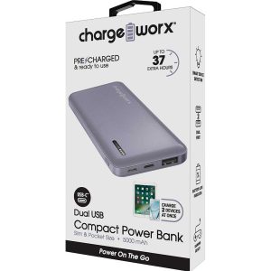 Chargeworx CHA-CX6863LV  5000 MAH POWER BANK