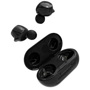 Coby CETW553BK TWS EARBUDS WITH CHARGING CASE WITH SPORT TIP
