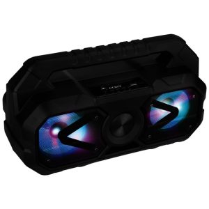 Coby CSTW561BK TWS PARTY SPKR LIGHT-UP 2x4" HANDLE FM KARAOKE