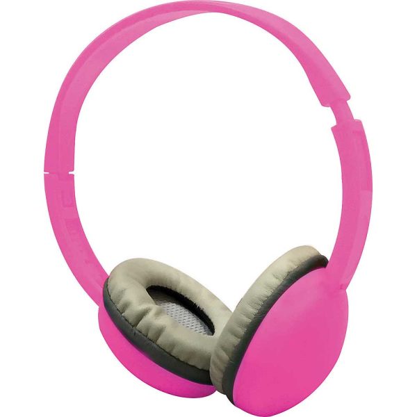 Coby CVHK851PNK HEADPHONE KIDS MIC PINK 40mm FULL-SIZE EAR-CUSHNS