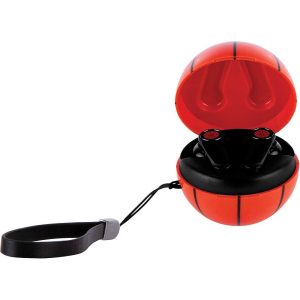 Coby CoolBuds CPETW660SK TWS KIDS ROUND BASKETBALL PATTERN