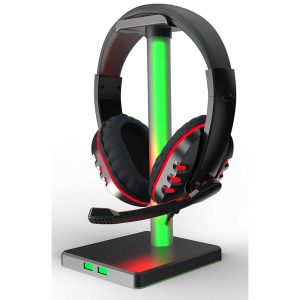 Game Punk GAM-GCMB200BK GAMING LED HEADPHONE + LED STAND COMBO