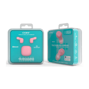 Coby CETW536PK MINI SQUARE TWS CHARGING CASE LED
