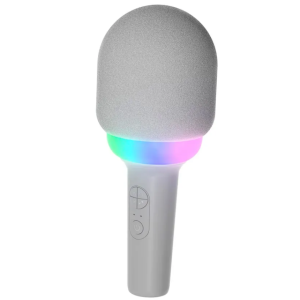 Coby CKM210GR BT TWS KARAOKE MIC W/ RING LED LIGHTS