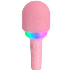 Coby CKM210PK BT TWS KARAOKE MIC W/ RING LED LIGHTS