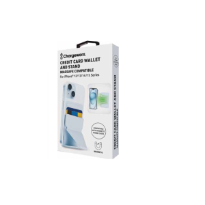 Chargeworx CHA-CX7627WH  MAGSAFE CREDIT CARD HOLDE BUILT-IN STAND