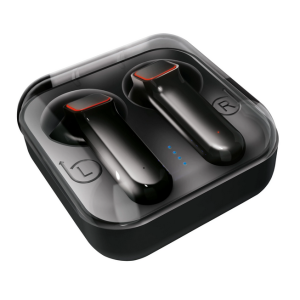 Coby CETW527BK STEM TWS W CLEAR TOP CASE