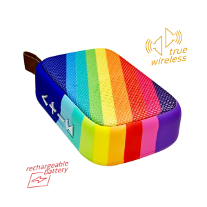 Coby CoolBuds CPSTW510RB FABRIC SPEAKER COLORED RAINBOW TWS MINI