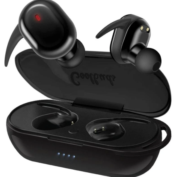 Coby CoolBuds CPETW524BK TWS TOUCH EARBUDS BT BLK W/ CHARGING CASE MIC