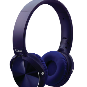 Coby CHBT808BL BT HEADPHONE BLU MIC RMT CHBT800 REDESIGN BLUE