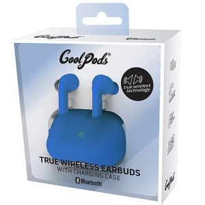 Coby CoolBuds CPETW618BL TWS BLUE 5.0 MIC Charging-Case