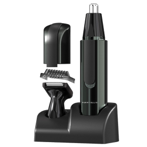 Perry Ellis PER-PM212BK NOSE/EAR/BEARD TRIMMER W/STAND BLK MENS