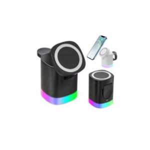 Chargeworx CHA-CX5329BK  MAGSAFE 4-IN-1 RGB LIGHT