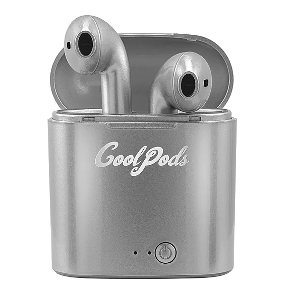 Coby CoolBuds CETW512SL TWS True Wireless Earbud Charging-Case SIL