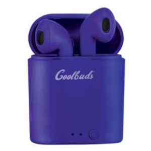 Coby CoolBuds CETW523BLU TWS BLUETOOTH EARBUDS OPEN FRONT-PKG