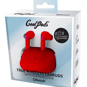 Coby CoolBuds CPETW618RD TWS RED 5.0 MIC Charging-Case