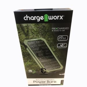 Chargeworx CHA-CX6570GN  POWER BANK 15000MAH DUAL USB PORTS BUILT IN PREM