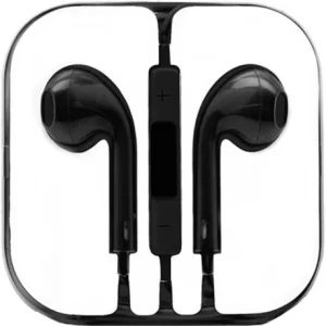 Coby CVE270BK Wired Earbuds Apple Style Case MIC