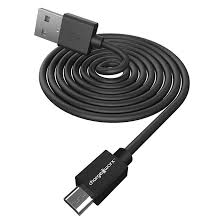 Chargeworx CHA-CX4604BLKBK  3 FT MICRO CABLE LOOSE